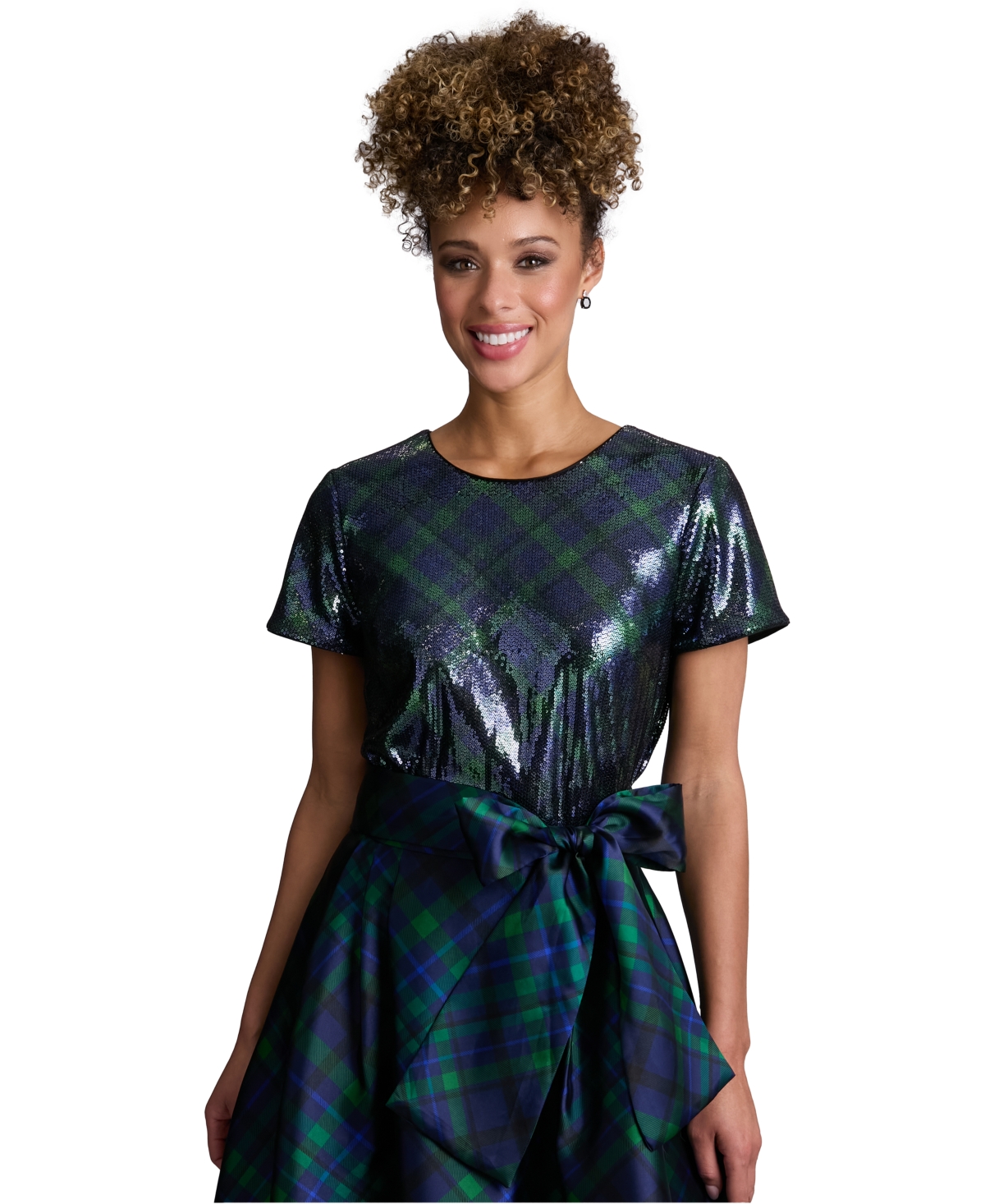 Muse Women's Crewneck Short-sleeve Top In Multi