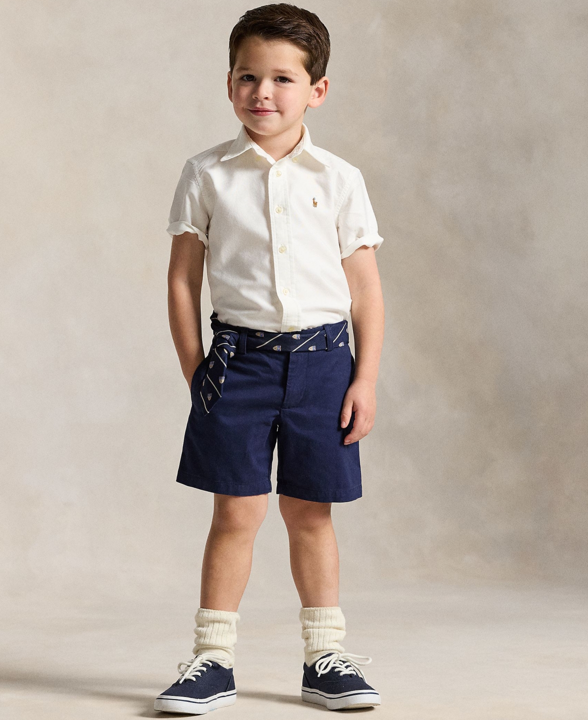 Polo Ralph Lauren Toddler and Little Boys Oxford Short-Sleeve Shirt