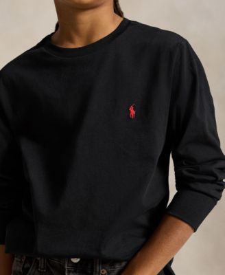 Boys' 8-20 Cotton Jersey Long-Sleeve T-shirt