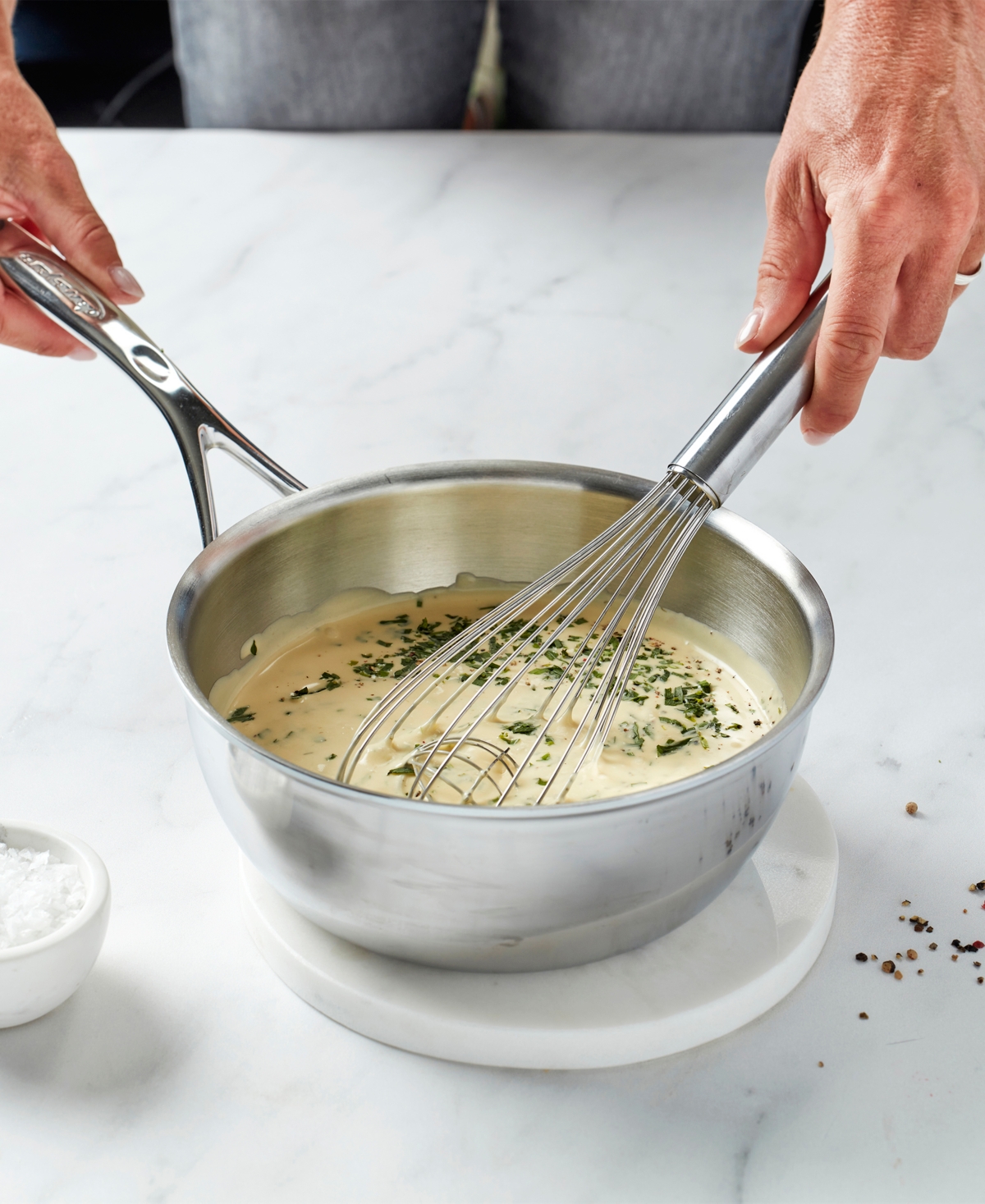 Demeyere Atlantis 7 Stainless Steel 2.1-Quart Saucier