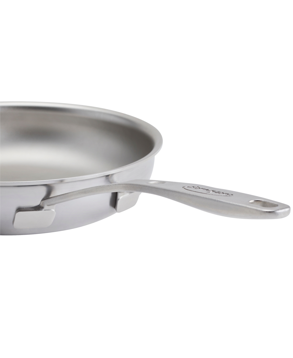 Demeyere Industry Nanotouch 5 Stainless Steel 9.5" Fry Pan In Metallic