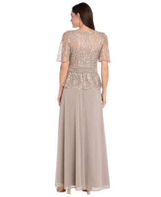 Women's Square Neck Short Sleeve Dress