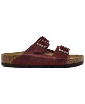 Men's Arizona Suede Leather Soft Footbed Sandals from Finish Line
