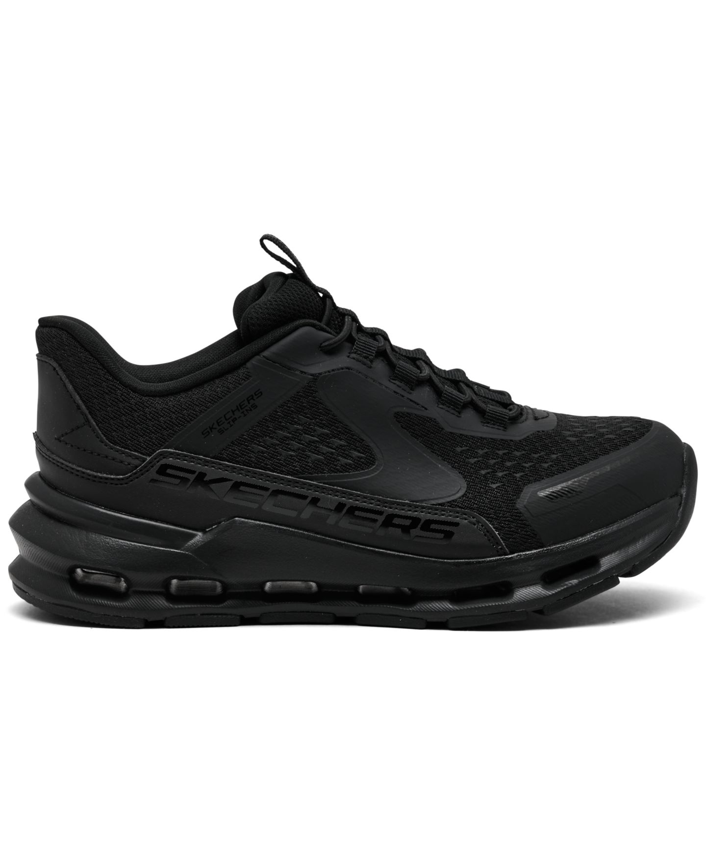 Детские кроссовки Skechers Little Kids' Slip-Ins: Glide-Step - Plus - Vista Lane Casual Athletic Walking, цвет: Чёрный — фото 2