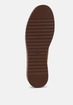 Womens Daiki Platform Lug Sole Tassel Loafers