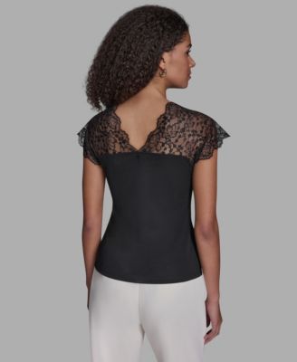 Women's V-Neck Short-Sleeve Top