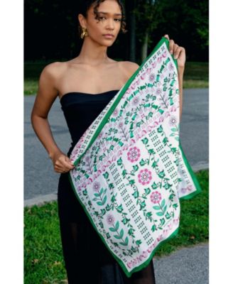 Ivy Parterre Double Sided Silk Scarf