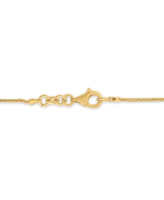 Diamond Love Knot Pendant Necklace (1/5 ct. t.w.) in 14k Gold over Sterling Silver