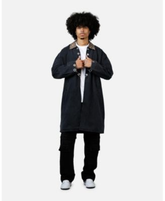 Men's Rusted Trench Coat Jacket