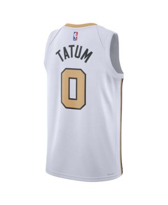 Men's and Women's Jayson Tatum White Boston Celtics 2025/26 City Edition Swingman Jersey