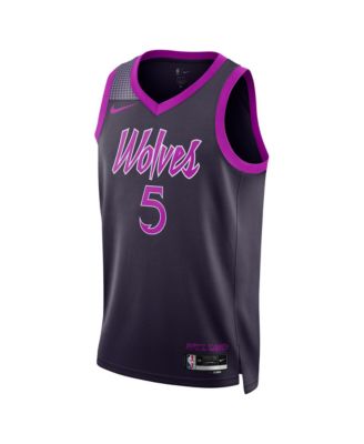 Men's and Women's Anthony Edwards Purple Minnesota Timberwolves 2025/26 City Edition Swingman Jersey