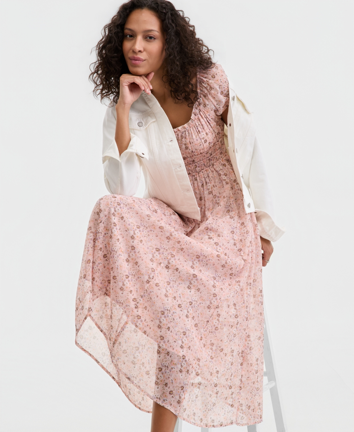 Lucky Brand Cotton Denim Trucker Jacket