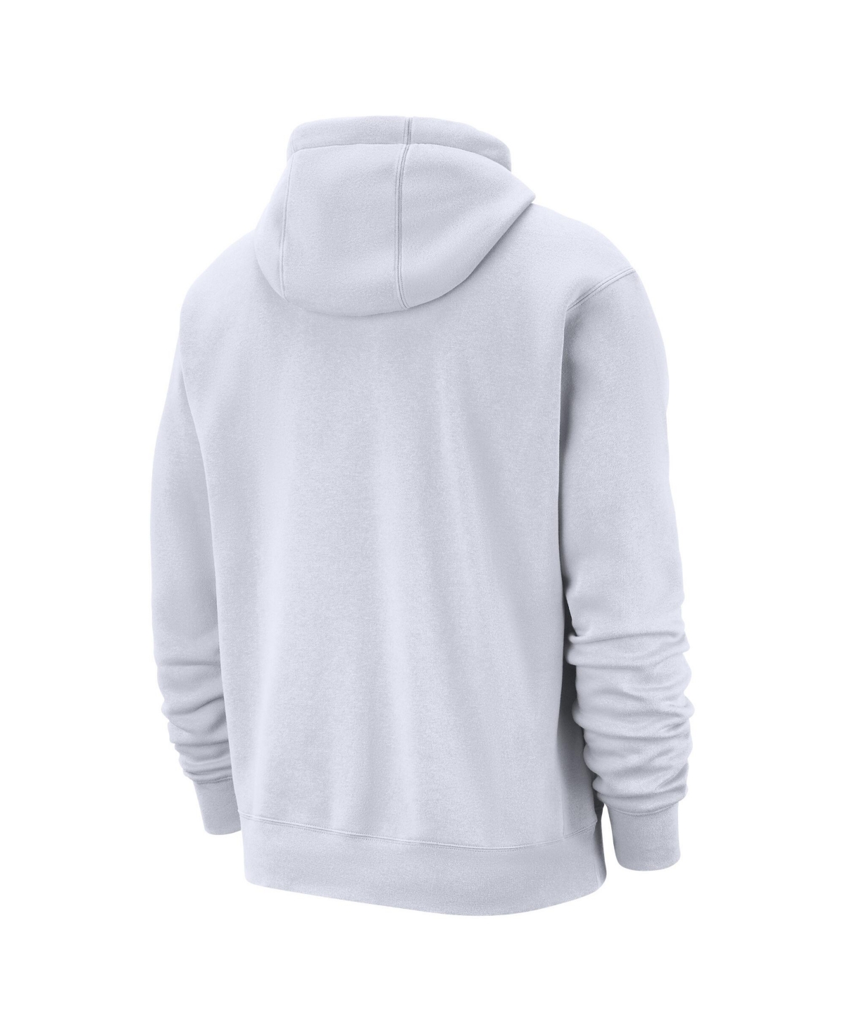 Nike Men's White Houston Rockets 2025/26 City Edition Remix Essential Logo Club Pullover Hoodie