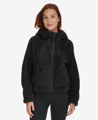 Women's Performance Oversized Hooded Sherpa Jacket