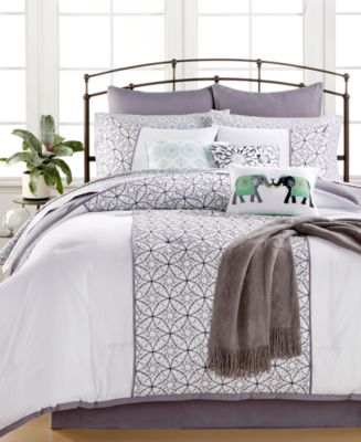 Hallmart Collectibles CLOSEOUT! Quintin Cotton 14-Pc. Comforter Set, Created for Macy&#39;s - Bed in ...