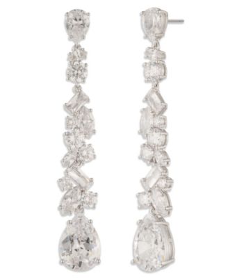 Givenchy - Cubic Zirconia Linear Earrings