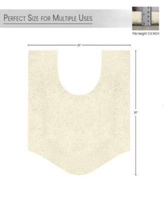 Home Weavers Waterford Contour Bath Rug, 20" x 20"