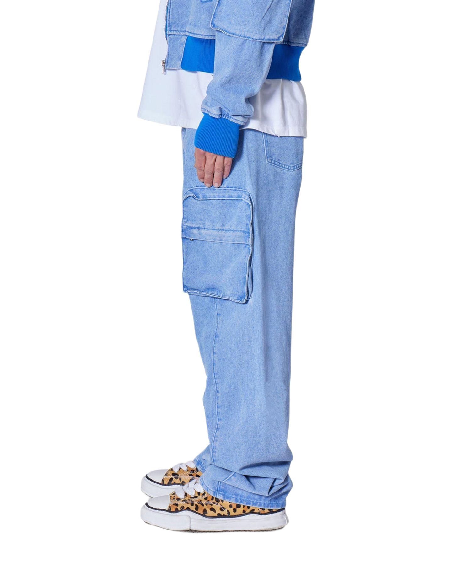 Мужские джинсы mnml Ultra Baggy Feeling Blue Denim — фото 2