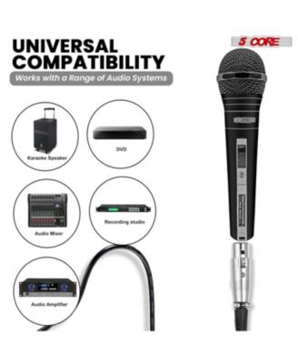 Microphone XLR Dynamic Karaoke Singing Handheld Microfono Professional Vocal DJ Music Mic