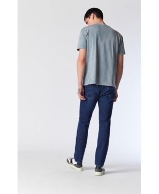Mavi Men's Jake Slim Leg In Mid Blue Move