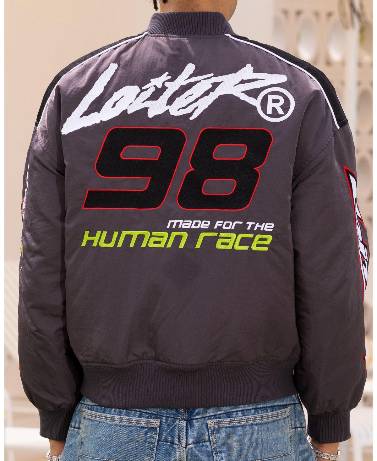 mnml Men's Loiter Racer Style Motor Jacket