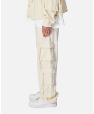 Men's Brushed Twill Cargo Pants, Relaxed Fit, Multiple Utility Pockets, Adjustable Waist, Durable Fabric, Streetwear Style