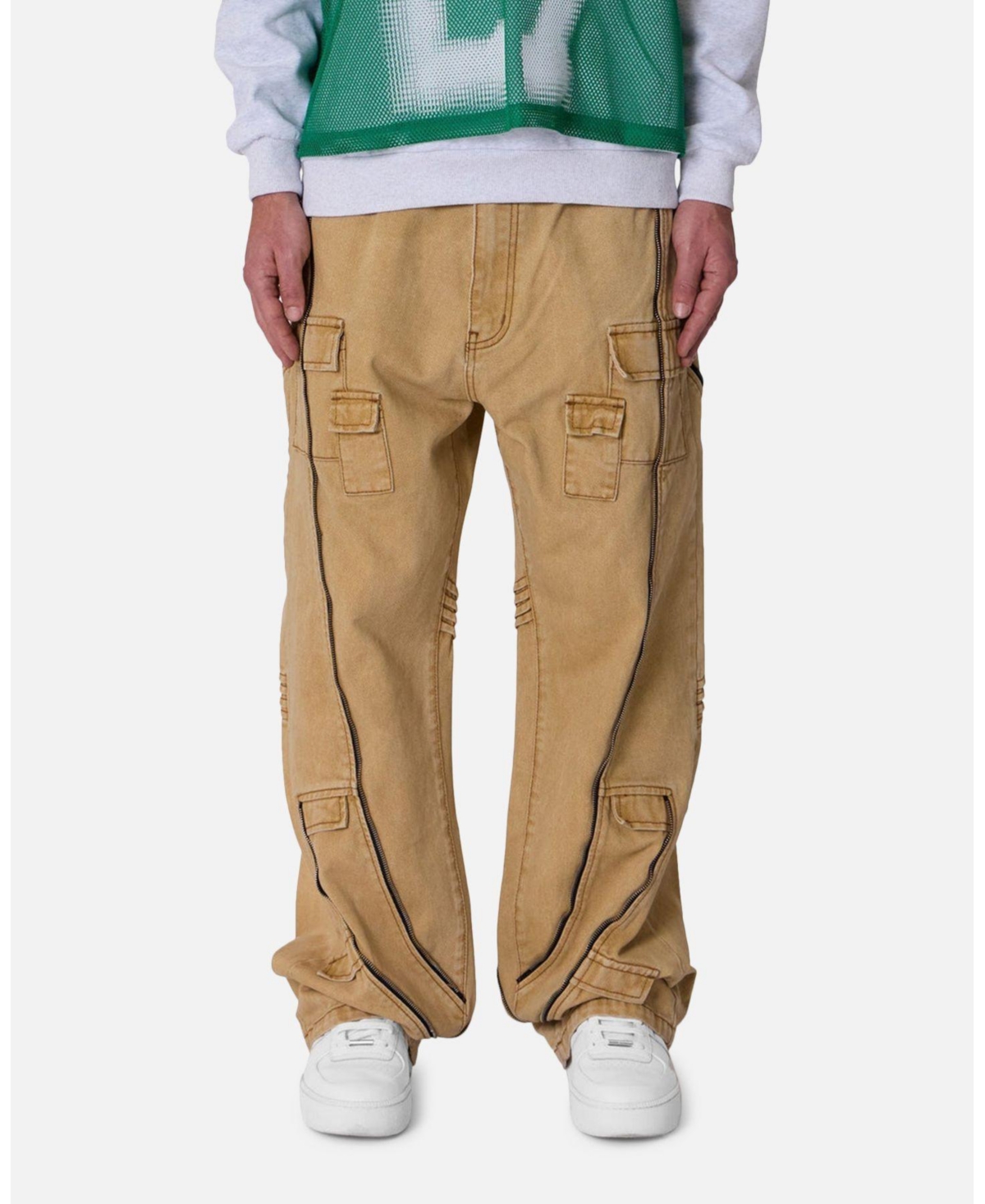 mnml Men's Ultra Baggy Grid Lock Denim