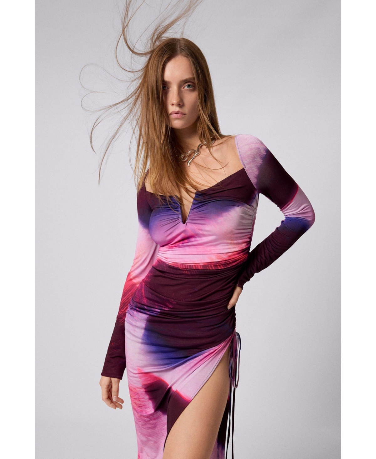 Desigual Women's Midi dress with slit