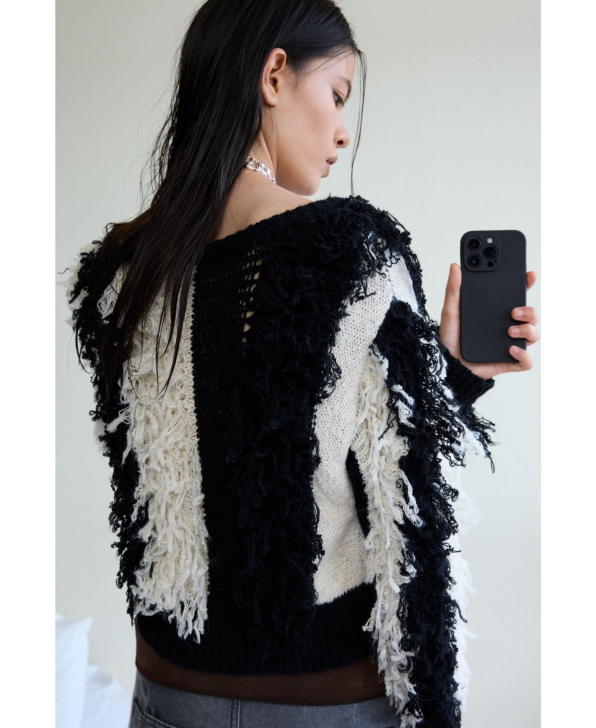 Desigual Women's Frayed sweater