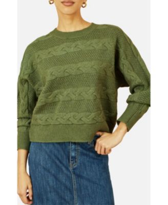 Women's Cable Knit Relaxed Fit Jumper