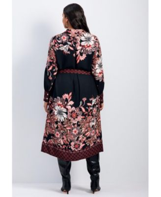 Women's Plus Size La Luna Shirtdress