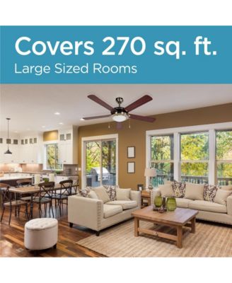 52 inch 5 Blade Retractable Ceiling Fan