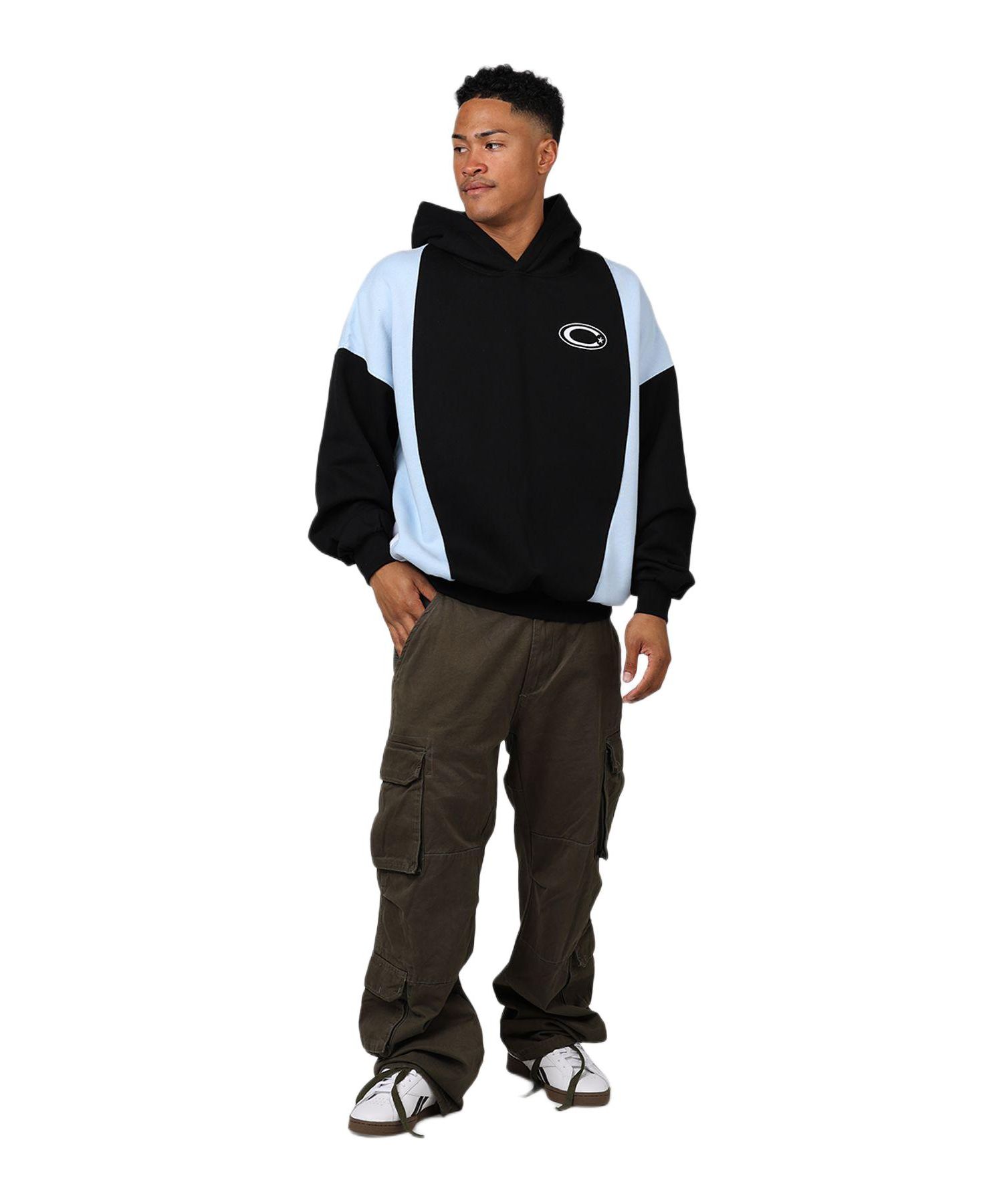 Men's C-Star Panel Oversized Hoodie