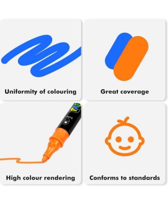 24 Colors Double Head Fabric Paint Pens, Permanent No-Bleed Markers for Artists and Kids, Ideal for Coloring and DIY Projects