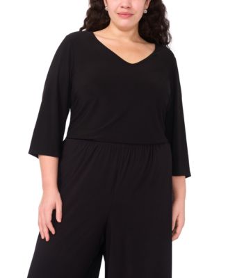 Plus Size V-Neck Top