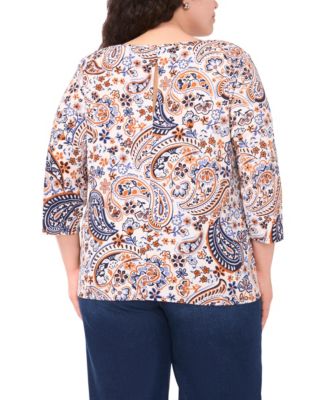 Plus Size V-Neck Top