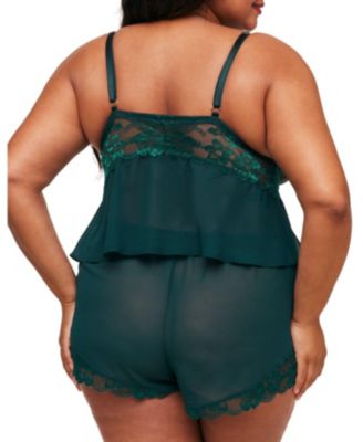 Women's Tammy Plus-Size Camisole & Shorts Set Lingerie