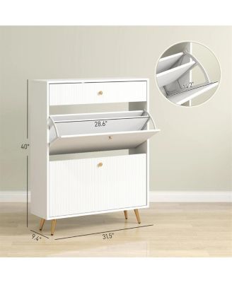 1Pc MDF Adjustable Shelves for Entryway Shoe Storage Cabinet