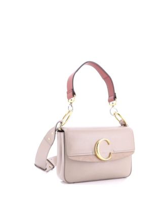 Small C Double Carry Bag Leather