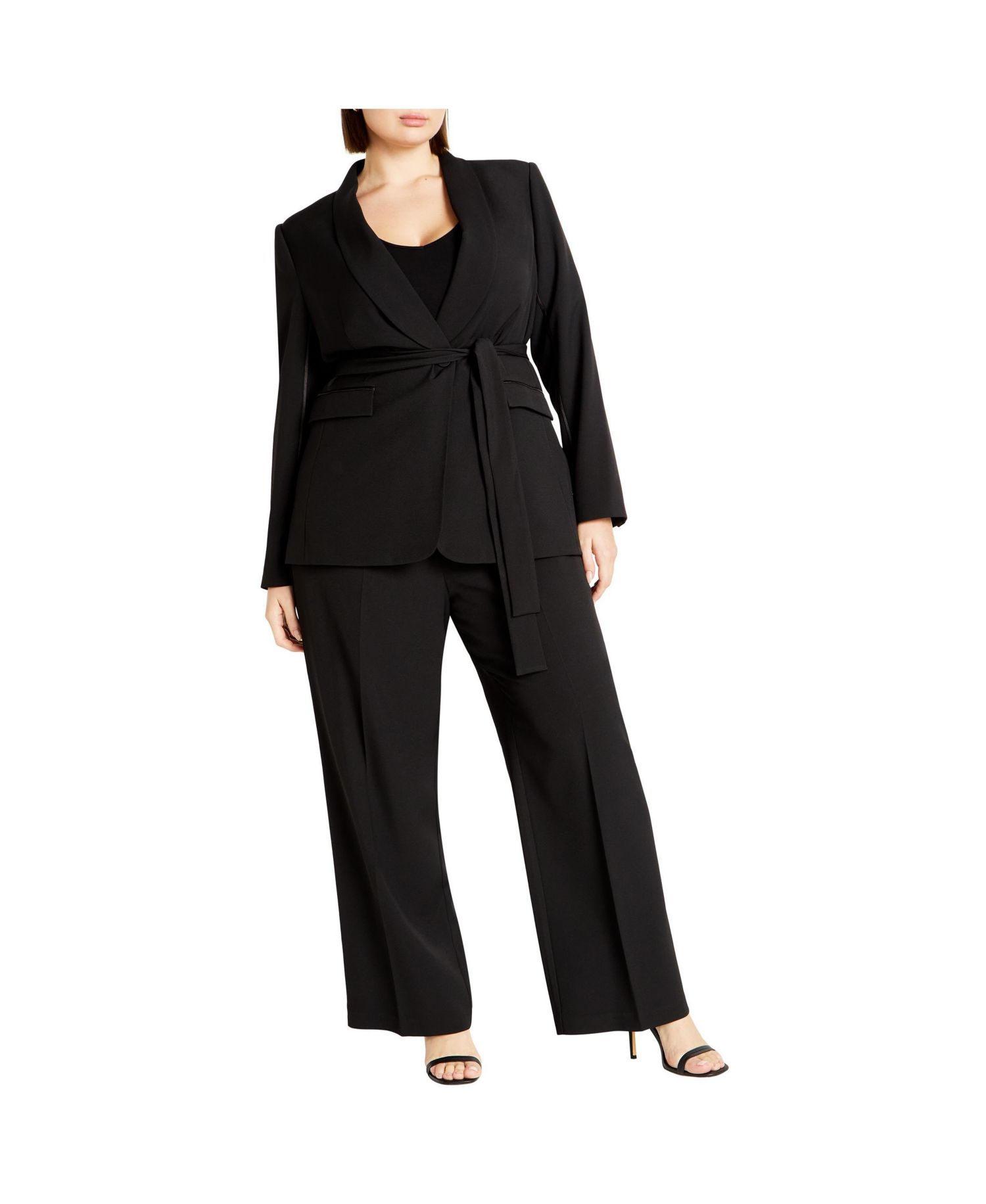 Plus Size Belted Yasmine Jacket