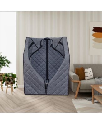 Portable Full-Size Steam Sauna Tent with 2L 1000W Steam Generator & Chair