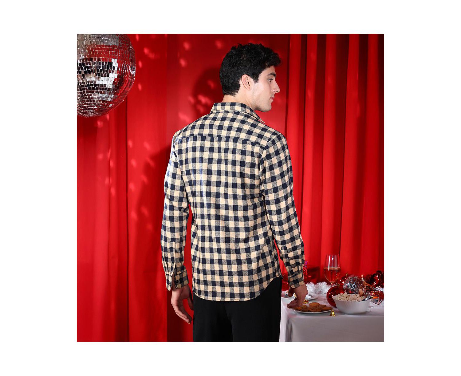 Men's Buff Beige Buffalo Relaxed Shirt