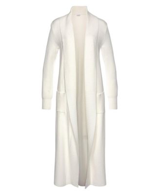 Women's Long Length Knit Cardigan With Pockets