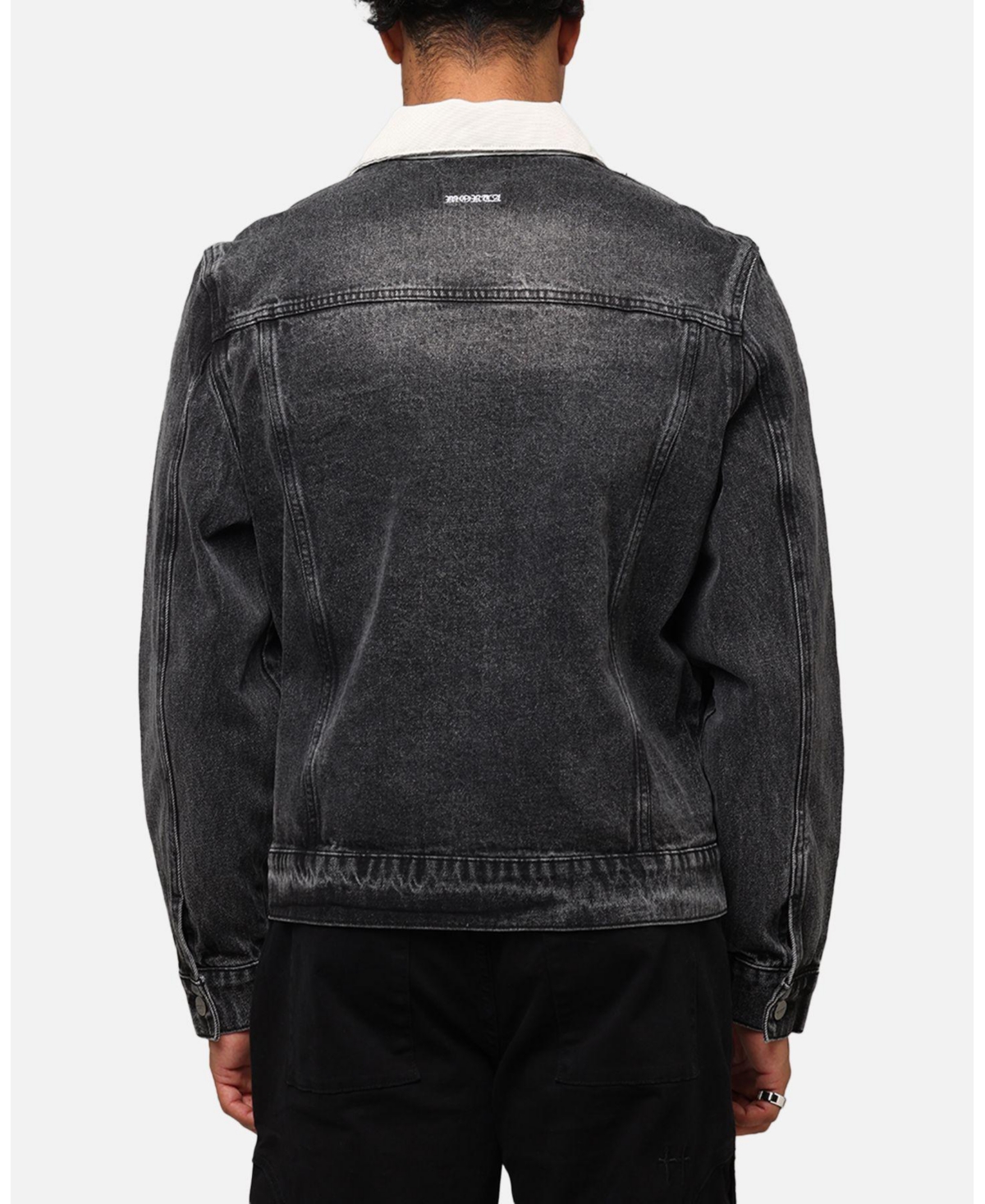 Saint Morta Men's Gothic Distressed Denim Jacket