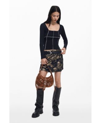 Women's Ribbed seam T-shirt