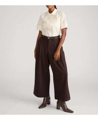 Women's Stretch Poplin Short Sleeve Shirt