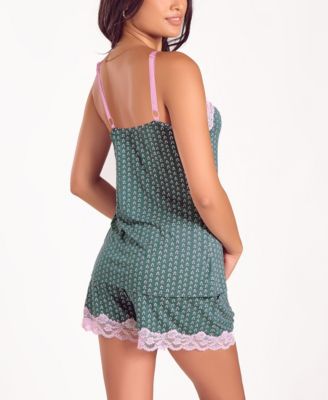 Women's Floral Stretch-Knit Short Sleeve Pajama Set