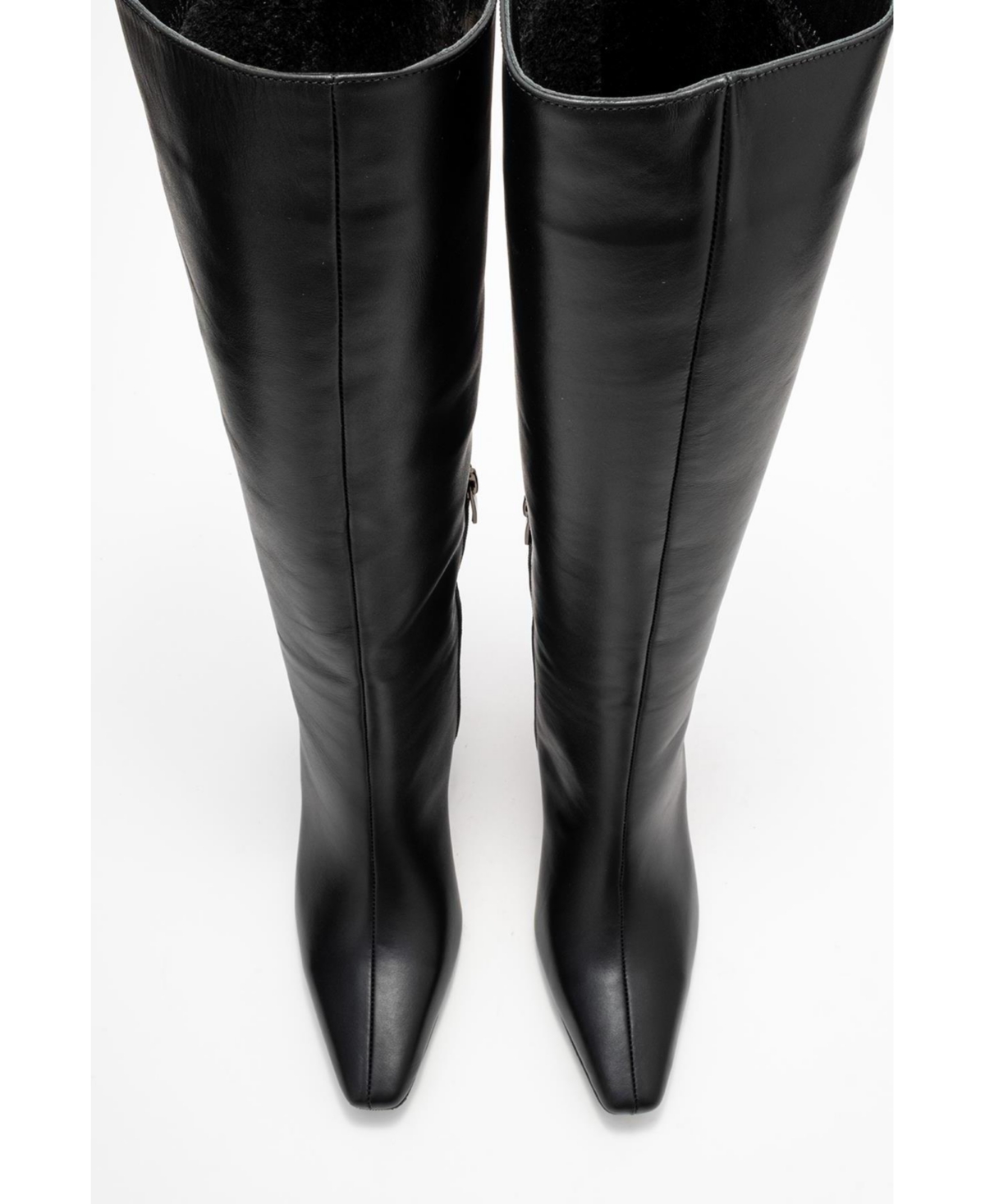 Forever & Always Shoes Velencia Leather Knee High Boot (Women)