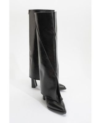Women Aja Block Heel Convertible Knee High Boot
