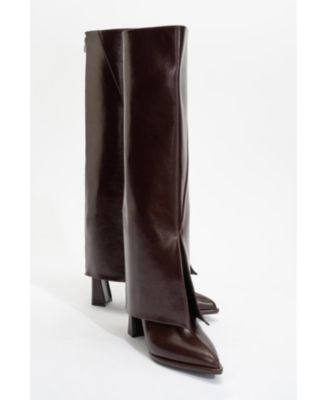 Women Aja Block Heel Convertible Knee High Boot